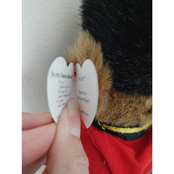 TY Attic Treasures Collection Malcolm Bear 1993, Vintage Beefeater Jointed - Picture 4 of 4